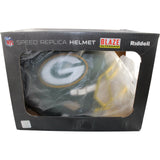 Green Bay Packers Full Size Replica Blaze Helmet Riddell New In Box 21172