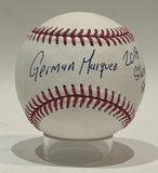 German Marquez Autographed "2018 Silver Slugger" Baseball Full Signature LSM COA