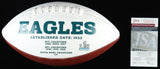 D'Andre Swift Signed Philadelphia Eagles Logo Football (JSA COA) Ex-Georgia R.B.