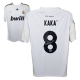 Ricardo Kaka Signed Real Madrid Home Soccer Jersey #8 with Beckett COA
