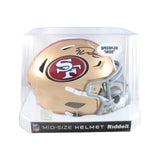 George Kittle Autographed San Francisco 49ers Helmet Mid-Size Midi Beckett 58558