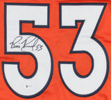 Bill Romanowski Signed Denver Broncos Jersey (Beckett) 4xSuper Bowl Champion LB