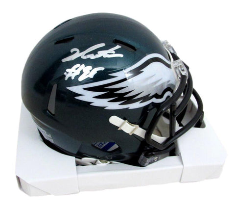 Jalen Carter Autographed Speed Mini Football Helmet Eagles JSA 183552