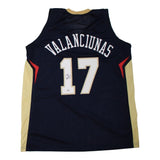 Jonas Valanciunas Signed New Orleans Pelicans Jersey (PSA COA) 2011 #5 Draft Pck
