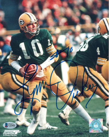 Lynn Dickey Autographed Green Bay Packers 8x10 Photo Beckett Authenticated