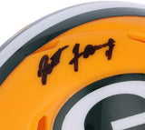 Brett Favre Green Bay Packers Autographed Riddell Speed Mini Helmet