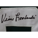 Dave Robinson Autographed Custom Green Stat 2XL Jersey 3 Insc JSA 48494