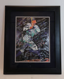 Leroy Neiman Babe Ruth 11x14 Print Signed by 30+ Baseball HOFers Framed JSA LOA