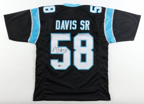Thomas Davis Sr. Signed Carolina Panthers Jersey (Beckett) 3xPro Bowl L.B