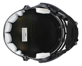Miami Akheem Mesidor Signed 2017 Alt Black Full Size Speed Rep Helmet JSA Wit