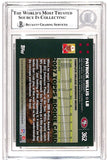 Patrick Willis Autographed/Signed 2007 Topps #362 Card Beckett 38719