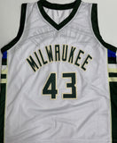 THANASIS ANTETOKOUNMPO Signed Custom Replica White Jersey AUTO