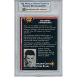 Jack Lamotta Autographed/Signed The Raging Bull Trading Card Beckett 46622