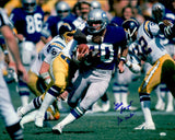 Steve Largent Autographed 16x20 Photo Seahawks "Go Hawks!" MCS Holo #68117