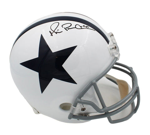 Michael Irvin Signed Dallas Cowboys Riddell Throwback Full Size White NFL Helmet
