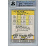 Billy Ripken Autographed 1989 Fleer 616 Trading Card 10 Grade Beckett 49379