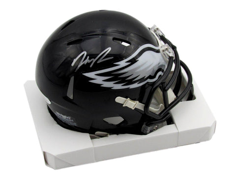 HAASON REDDICK Autographed/Signed ALT 2022 Mini Helmet Eagles JSA 176713