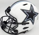 TROY AIKMAN AUTOGRAPHED COWBOYS LUNAR ECLIPSE FULL SIZE HELMET BECKETT 193768
