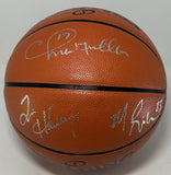Warriors CHRIS MULLIN TIM HARDAWAY & MITCH RICHMOND Signed Rep Basketball AUTO