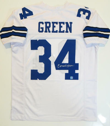 Cornell Green Autographed White Pro Style Jersey - The Jersey Source Auth *4