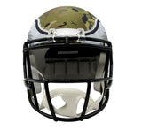 Dallas Goedert Signed/Inscr Full Size Camo Replica Helmet Fanatics