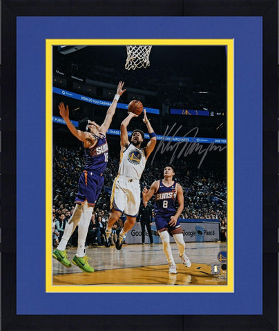 FRMD Klay Thompson Golden State Warriors Signed 16x20 Shooting vs Suns Photo