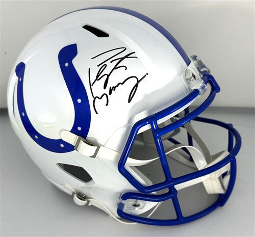 Indy Colts PEYTON MANNING Signed Full Size Replica Speed Helmet AUTO - FAN