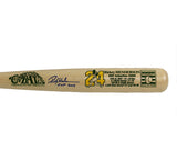 Rickey Henderson Signed Cooperstown Hall of Fame Blonde MLB Bat with "HOF 2009"