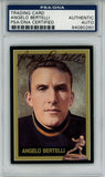 Angelo Bertelli Autographed 1991 Downtown Athletic Club #9 Card PSA Slab 43788