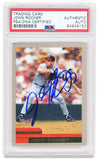 John Rocker Signed Braves 2000 Topps Baseball Trading Card #314 - (PSA Slabbed)