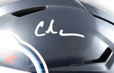 Chris Johnson Autographed Tennessee Titans F/S Speed Flex Helmet Beckett W Holo