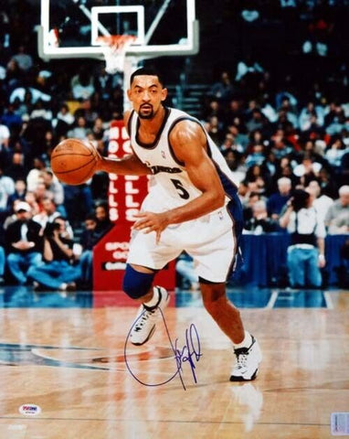 Juwon Howard Autographed Signed 16x20 Photo Washington Wizards PSA/DNA #S76740