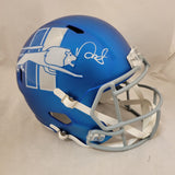 DAVID MONTGOMERY SIGNED DETROIT LIONS FS ALTERNATE SPEED REPLICA HELMET BECKETT