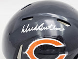 DICK BUTKUS AUTOGRAPHED BEARS BLUE SPEED MINI HELMET BECKETT WITNESS 214944