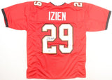 Christian Izien Signed Tampa Bay Buccaneers Jersey (Beckett) Ex-Rutgers Def. Bck