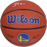 Jonathan Kuminga Golden State Warriors Autographed Wilson Team Logo Basketball