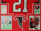 FRAMED ATLANTA FALCONS DEION SANDERS AUTOGRAPHED JERSEY BECKETT HOLO