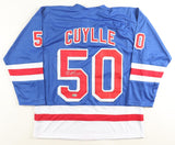 Will Cuylle Signed New York Rangers Jersey (Beckett) 2020 2nd Round Draft Pick
