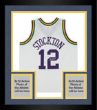 FRMD John Stockton Utah Jazz Signed Mitchell and Ness 1991-92 Swingman Jersey