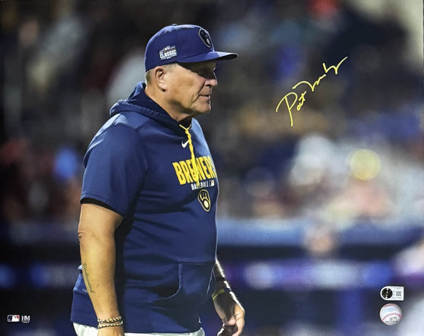PAT MURPHY Signed 16X20 Photo #4 AUTO - Milwaukee Brewers - BAS