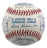 1991 Yankees (29) Mattingly, Nettles, Leyritz Signed Oal Baseball BAS #AC01902