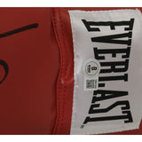 Sugar Ray Leonard Autographed/Signed Red Left Boxing Glove Beckett 44770