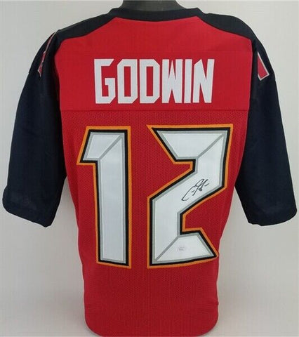 Chris Godwin Signed Tampa Bay Buccaneers Jersey (JSA COA) 2017 3rd Rnd. Pk. W.R.