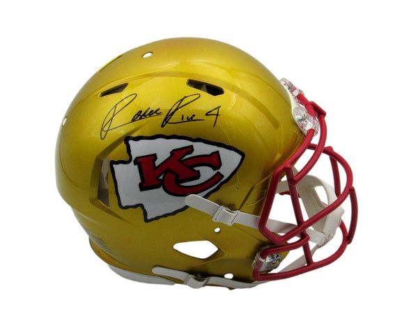 Rashee Rice Signed Chiefs Flash Full Size Authentic Football Helmet BAS 184984