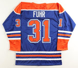 Grant Fuhr Signed Edmonton Oilers Jersey (All World Mem.) 5xStanley Cup Winner