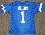 BYU COUGARS ZACH WILSON AUTOGRAPHED ROYAL BLUE JERSEY BECKETT BAS STOCK #191149