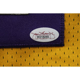 Elgin Baylor Signed Los Angeles Lakers Adidas XL Yellow Jersey HOF JSA 48473