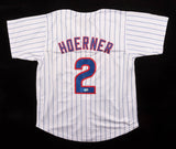 Nico Hoerner Signed Chicago Cubs Pinstriped Jersey (Becket) 2018 1st Round Pick