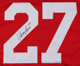 Irving Fryar Signed Nebraska Cornhuskers Jersey (JSA) Patriots Super Bowl XX W.R
