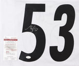 Maurkice Pouncey Signed Steelers Jersey (JSA COA) Pittsburgh's 9xPro Bowl Center